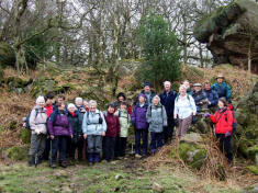 Exploring Brimham Rocks, 16th March 2008